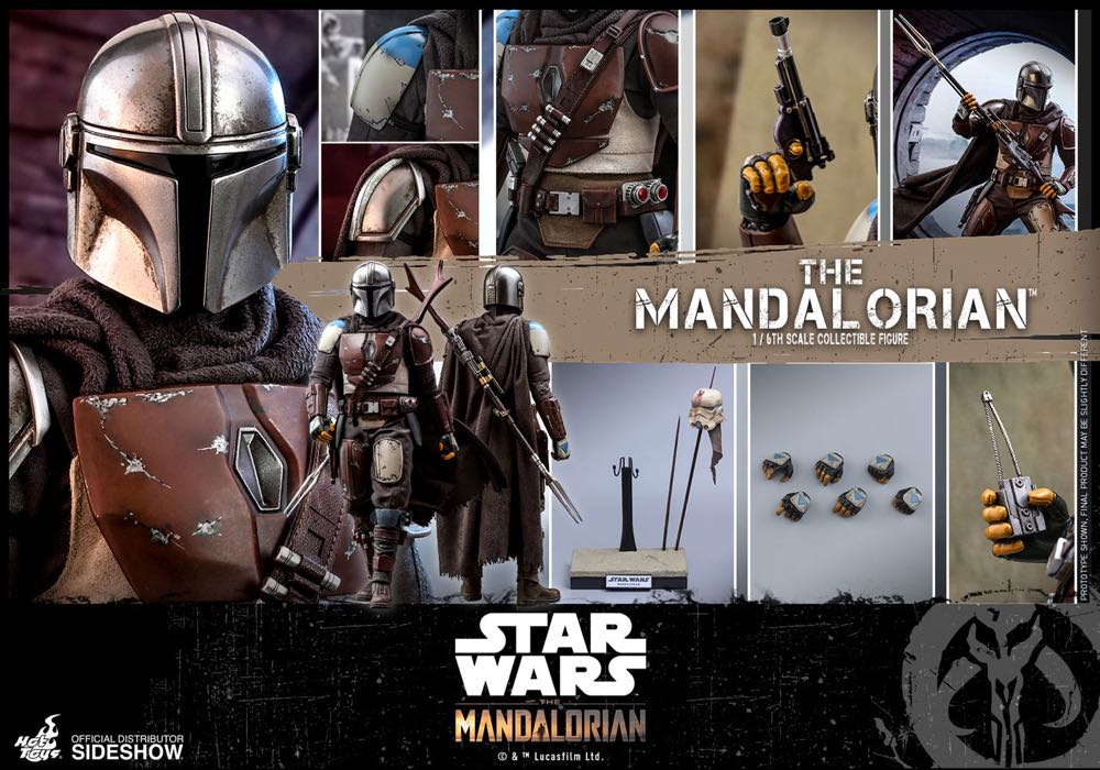 Hot Toys The Mandalorian (Dura Steel) TMS007 - Hot Toys (The Mandalorian) action figure collectible - Main Image 2