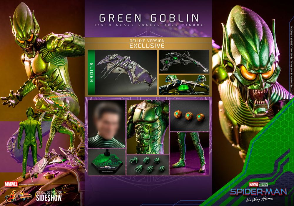 Hot Toys MMS 631 Spiderman Now Way Home Green Goblin (Deluxe) - Hot Toys (Norman Osborne (Green Goblin)) action figure collectible - Main Image 2