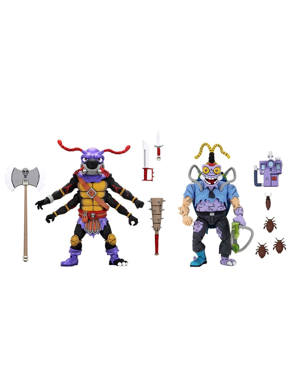 Neca TMNT Antrax & Scumbug - Neca/Reel Toys (Teenage Mutant Ninja Turtles) action figure collectible [Barcode 634482542279] - Main Image 3