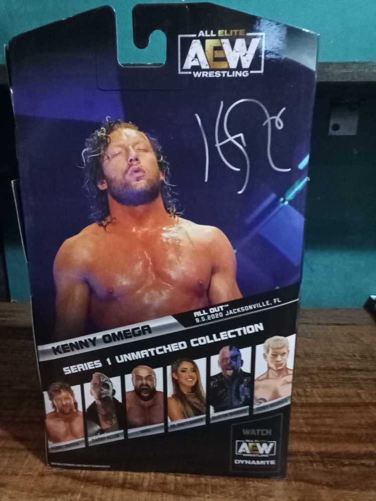 AEW Kenny Omega - Jazwares (AEW Unmatched Collection Series 1) action figure collectible [Barcode 191726415206] - Main Image 2