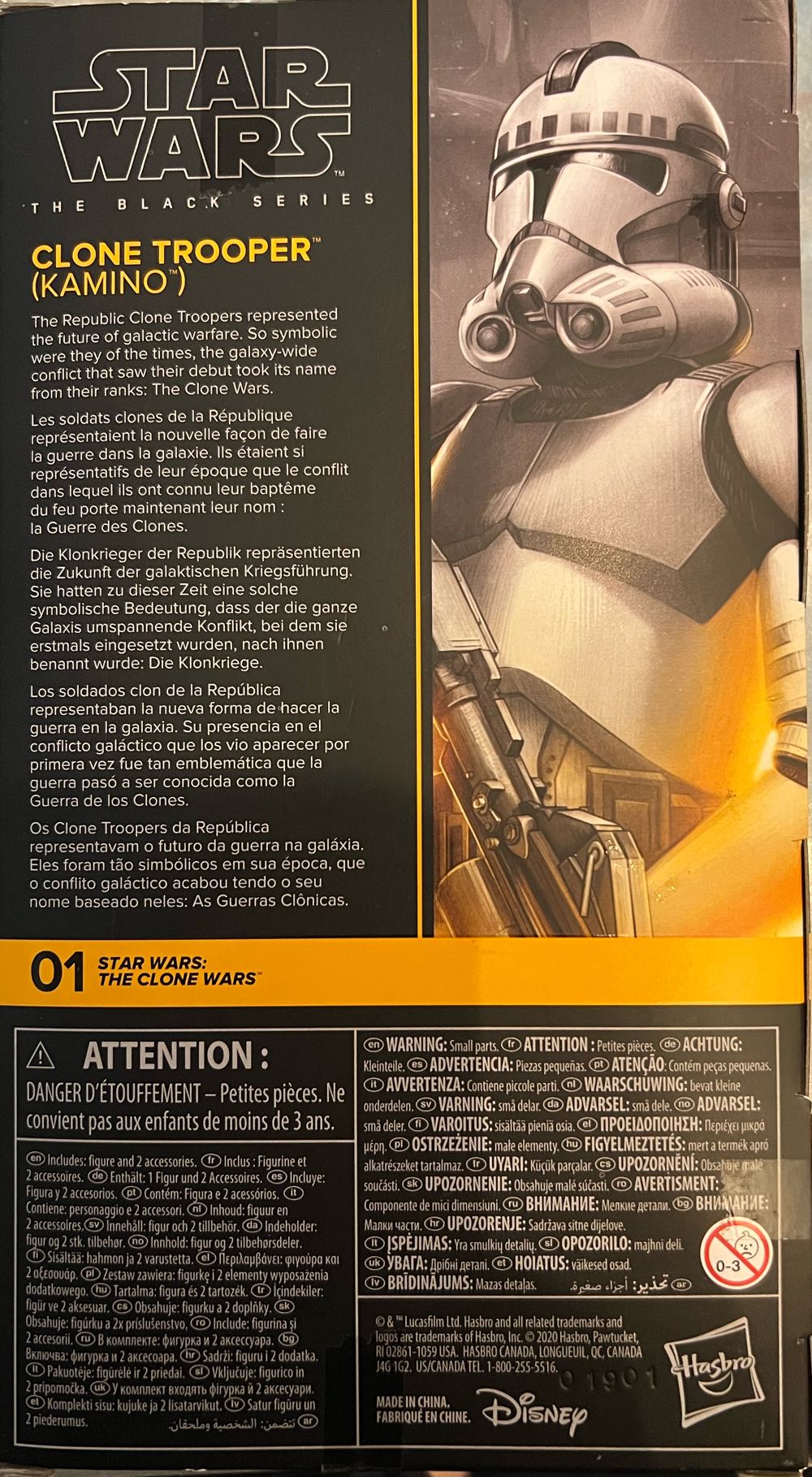 Clone Trooper (Kamino) - Hasbro (Star Wars - Black Series 6”) action figure collectible - Main Image 3