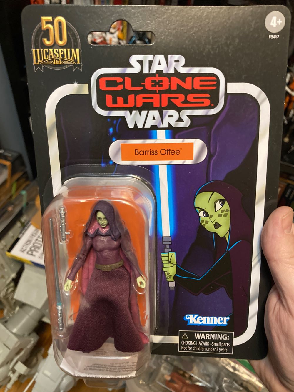 Barriss Offee - Hasbro (Star Wars The Vintage Collection) action figure collectible [Barcode 5010993980949] - Main Image 2