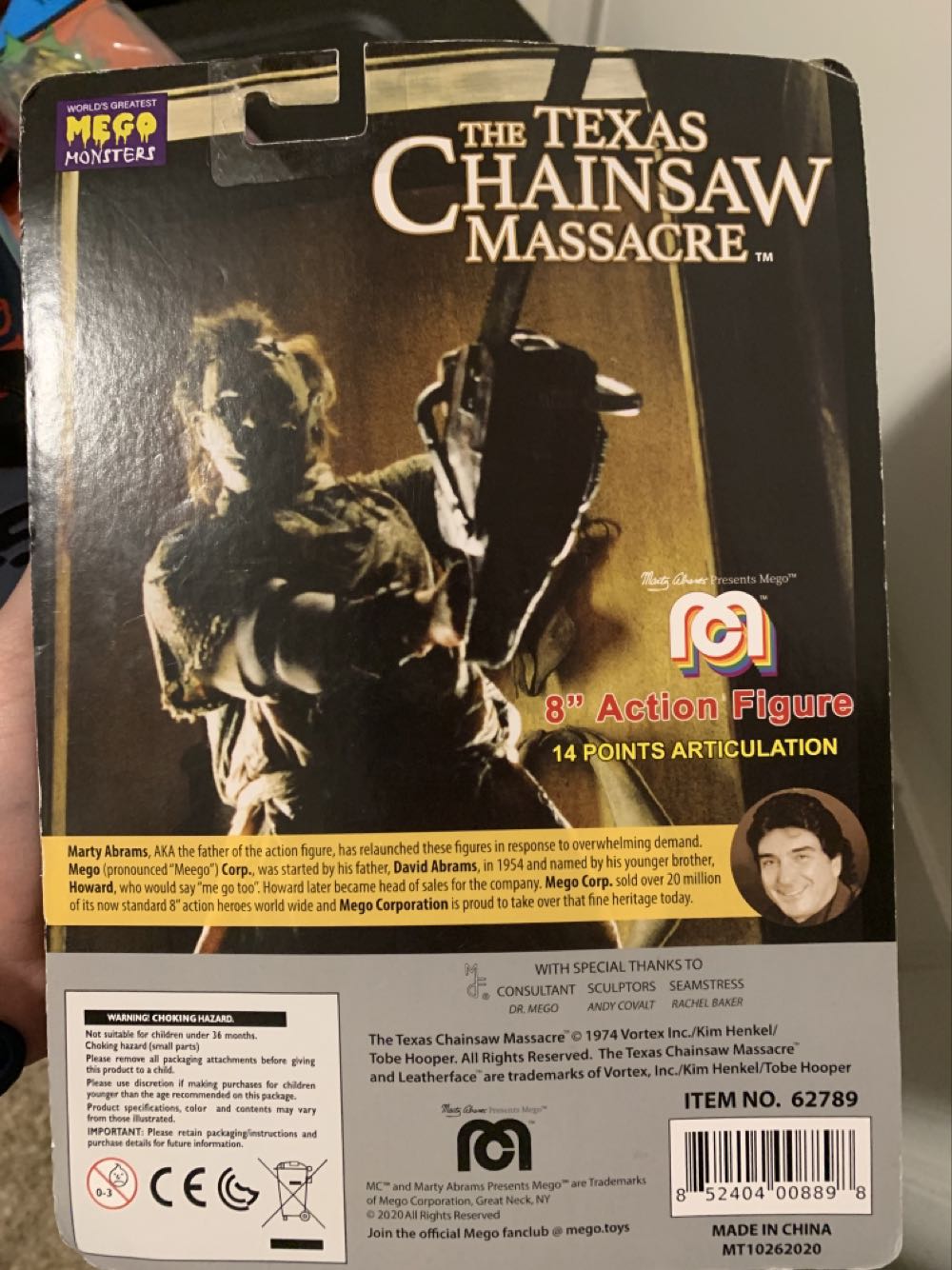 Texas Chainsaw Massacre: Leatherface - Mego (The Texas Chainsaw Massacre 74) action figure collectible - Main Image 2