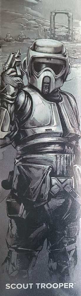 Scout Trooper (Carbonized) - Disney / Hasbro (Black Series 6” Carbonized 2020- 2024) action figure collectible [Barcode 5010993899791] - Main Image 3