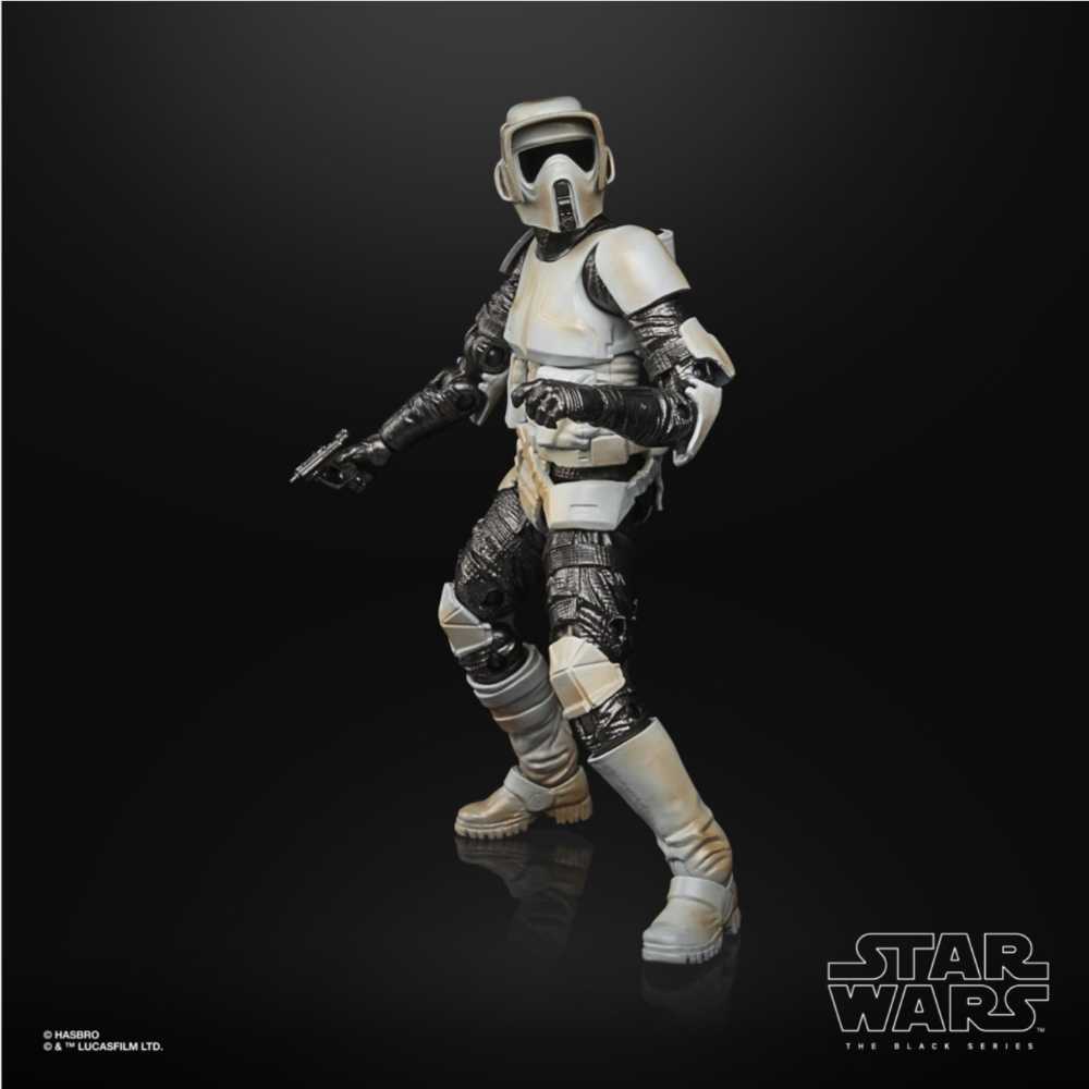 Scout Trooper (Carbonized) - Disney / Hasbro (Black Series 6” Carbonized 2020- 2024) action figure collectible [Barcode 5010993899791] - Main Image 4