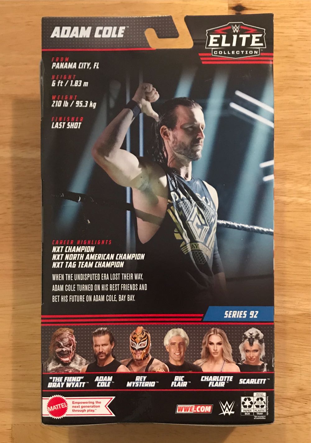 Adam Cole - Mattel (WWE Elite Collection) action figure collectible [Barcode 194735021789] - Main Image 2