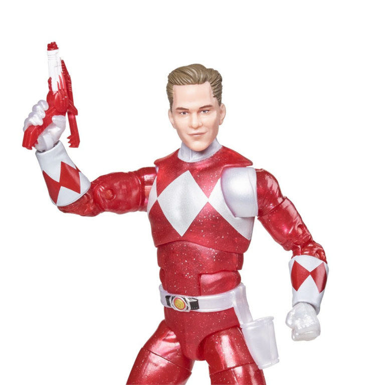 Mighty Morphin Metallic Armor Red Ranger - Hasbro (Lightning Collection) action figure collectible - Main Image 2