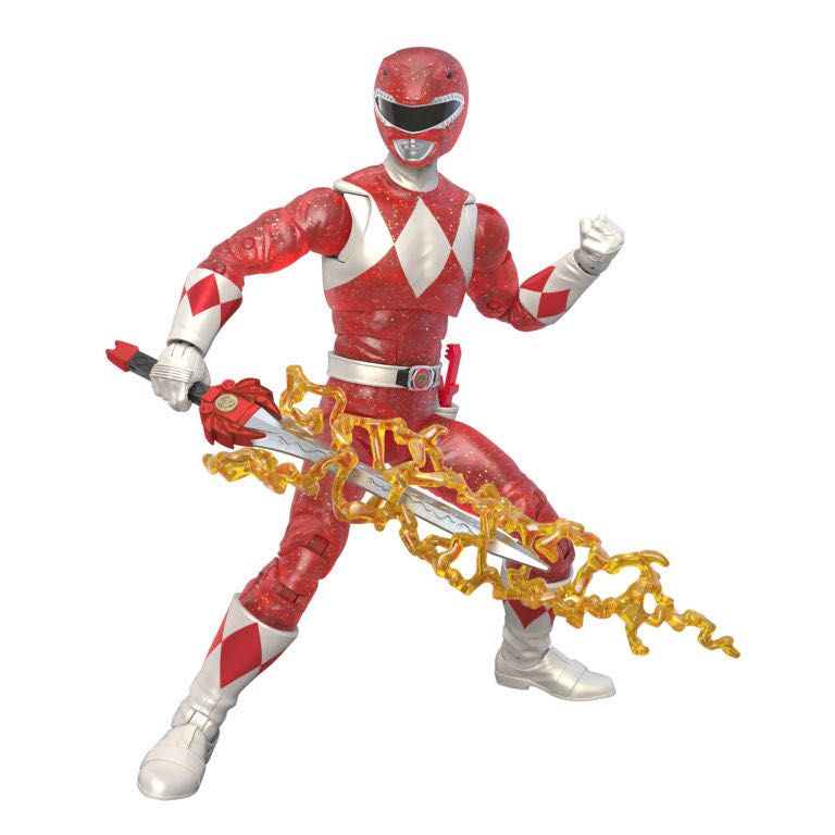 Mighty Morphin Metallic Armor Red Ranger - Hasbro (Lightning Collection) action figure collectible - Main Image 3