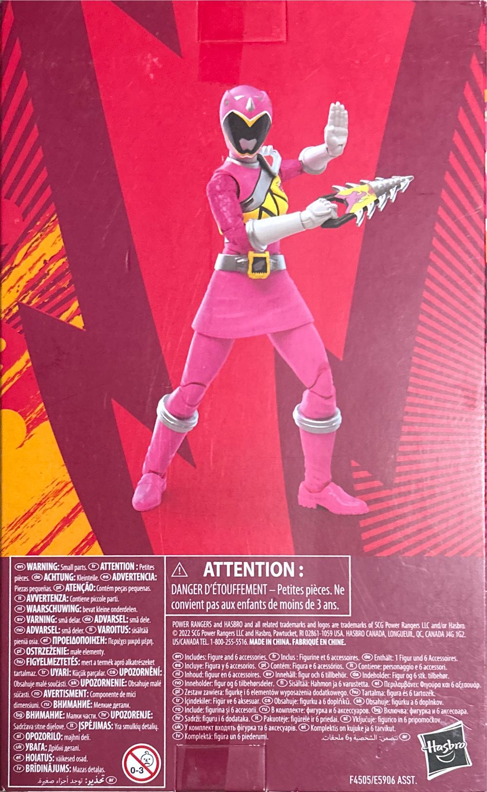 Dino Charge Pink Ranger - Hasbro (Power Rangers Lightning Collection) action figure collectible - Main Image 3