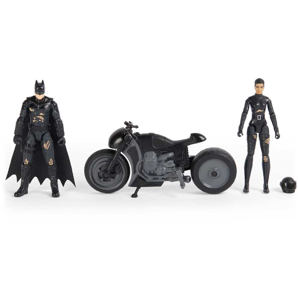 Spinmaster The Batman Selina Kyle 4” Dc Movie Cycle  - Spin Master (The Batman) action figure collectible [Barcode 778988368411] - Main Image 3