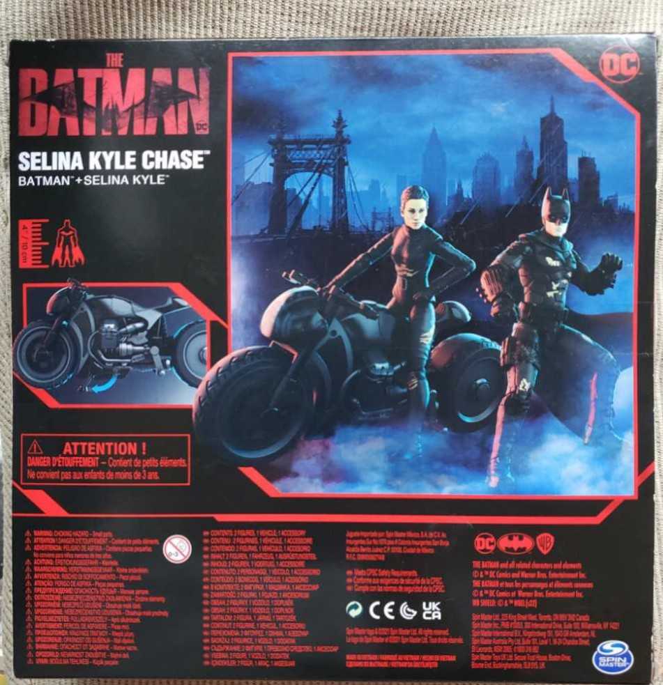 Spinmaster The Batman Selina Kyle 4” Dc Movie Cycle  - Spin Master (The Batman) action figure collectible [Barcode 778988368411] - Main Image 4