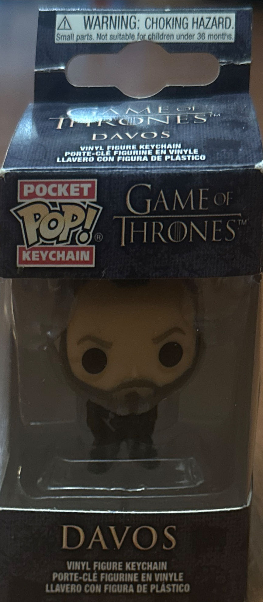 Funko Pop! Keychains: Game Of Thrones Davos  action figure collectible [Barcode 889698376624] - Main Image 2
