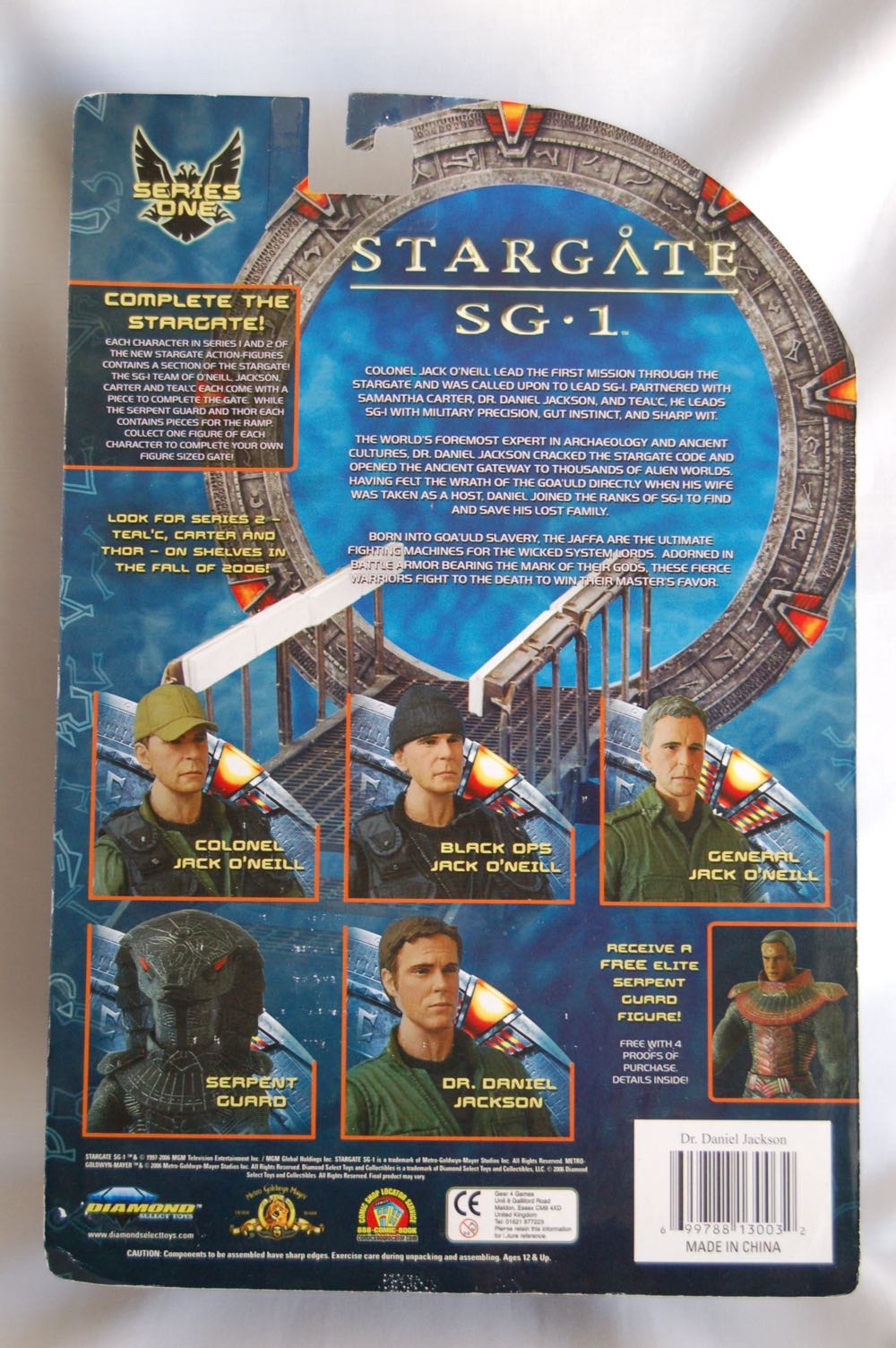 Dr. Daniel Jackson - Diamond Select Toys & Collectibles (Stargate SG-1) action figure collectible [Barcode 699788130032] - Main Image 2