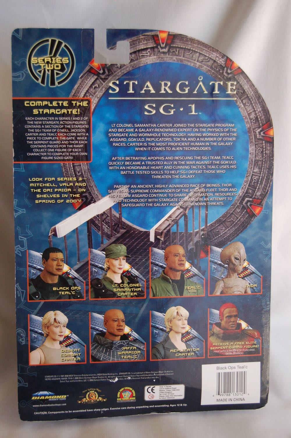 Stargate Atlantis Black Ops Teal’c - Diamond Select Toys & Collectibles (Stargate SG-1) action figure collectible [Barcode 699788130124] - Main Image 2