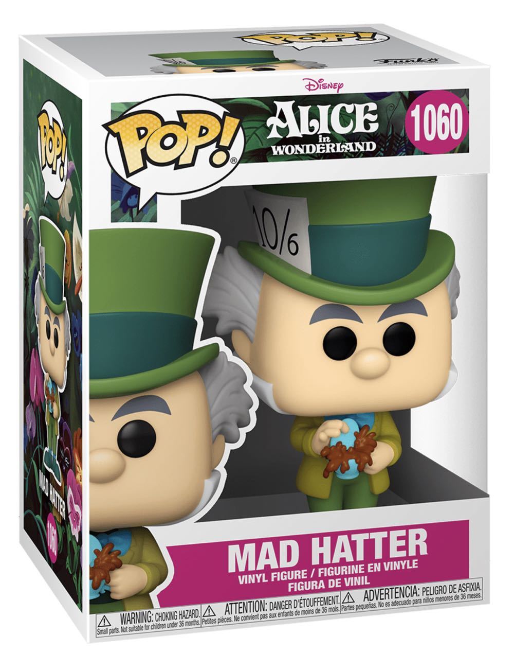 Mad Hatter (Alice In Wonderland) 1060 “Not Mint”  action figure collectible [Barcode 889698557368] - Main Image 2