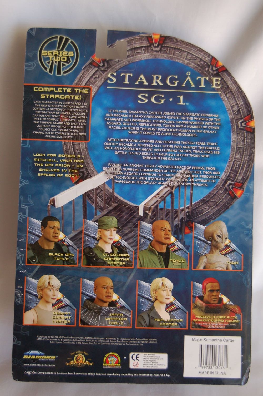 Lt. Colonel Samantha Carter - Diamond Select Toys & Collectibles (Stargate SG-1) action figure collectible [Barcode 699788130131] - Main Image 2