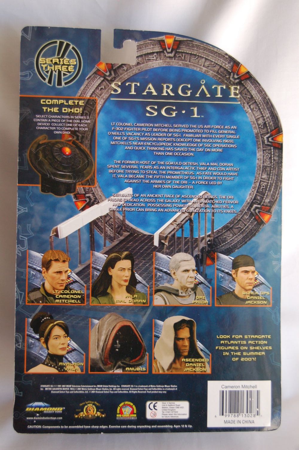 Lt. Colonel Cameron Mitchell - Diamond Select Toys & Collectibles (Stargate SG-1) action figure collectible [Barcode 699788130285] - Main Image 2