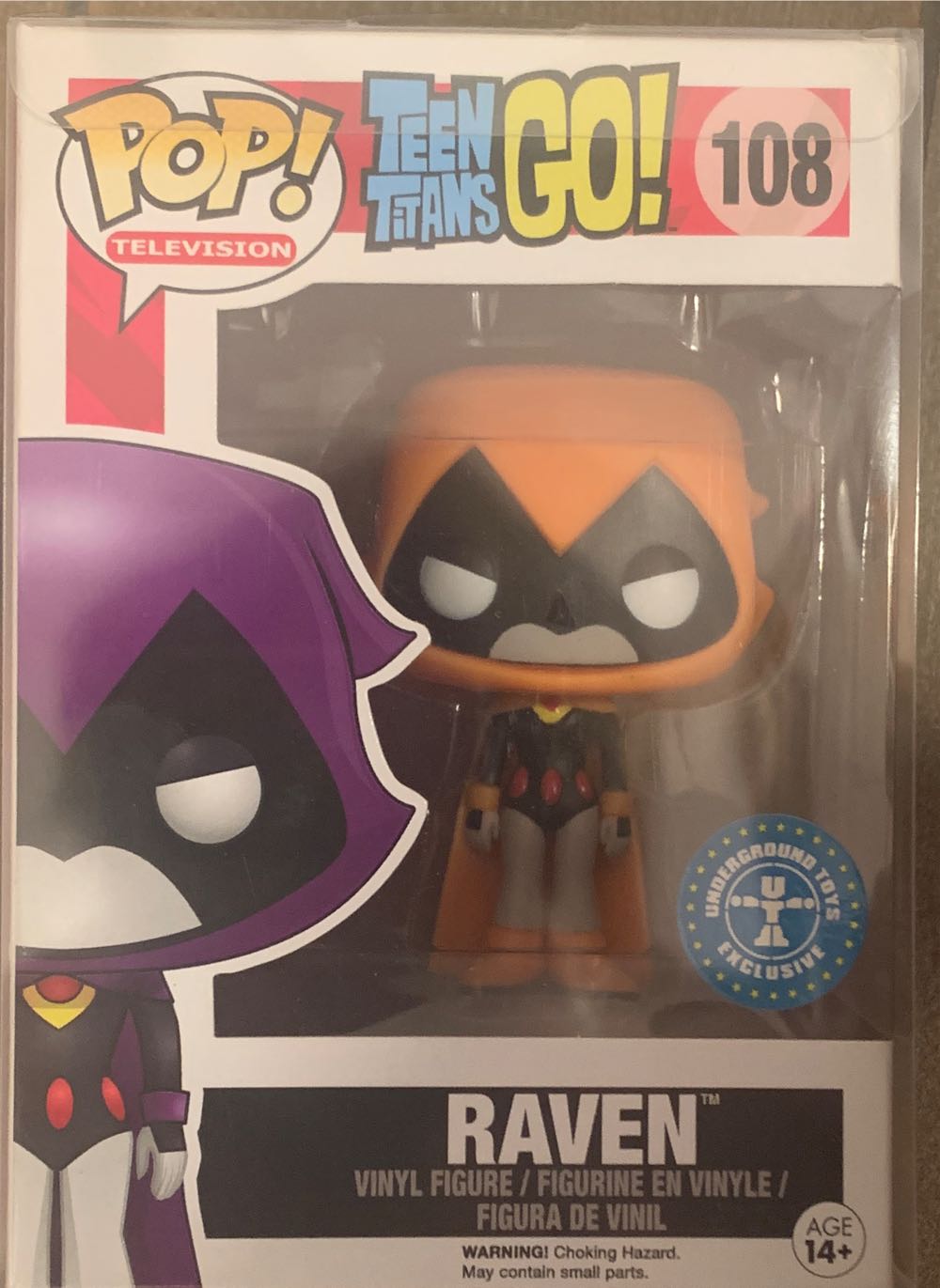 Raven (Teen Titans Go) 108 Underground Toys  action figure collectible [Barcode 849803095086] - Main Image 2