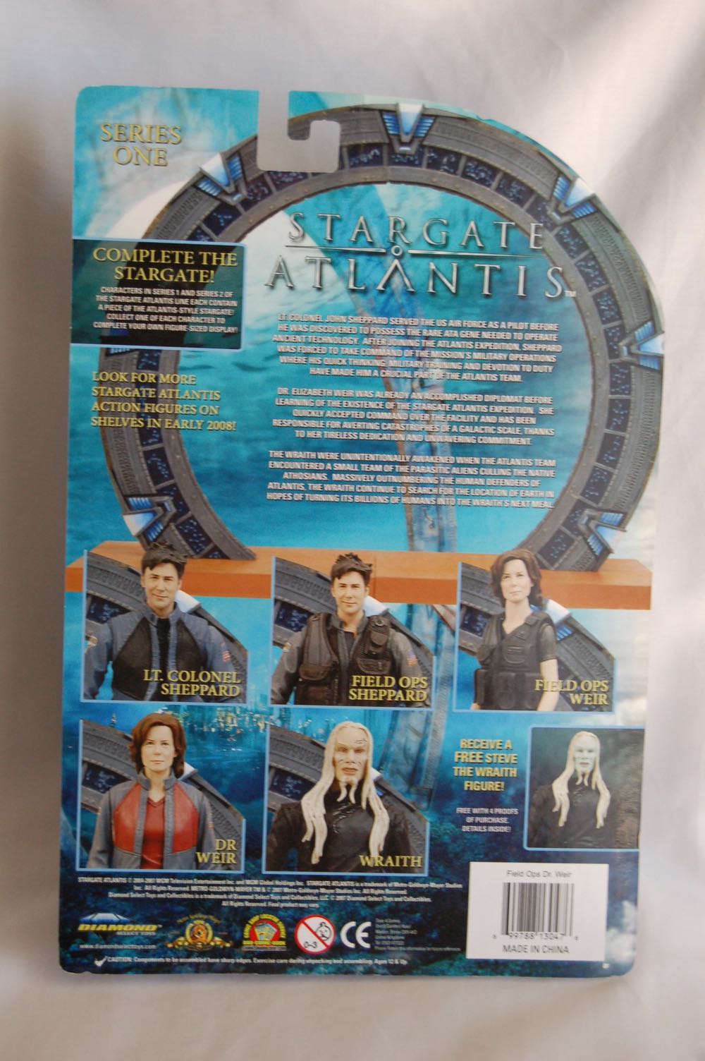 Field Ops Weir - Stargate Atlantis - Diamond Select Toys & Collectibles (Stargate Atlantis) action figure collectible [Barcode 699788130476] - Main Image 2