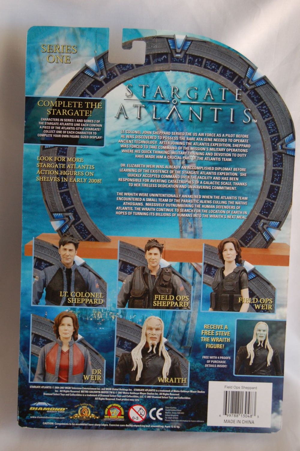 Field Ops Sheppard - Diamond Select Toys & Collectibles (Stargate Atlantis) action figure collectible [Barcode 699788130483] - Main Image 2