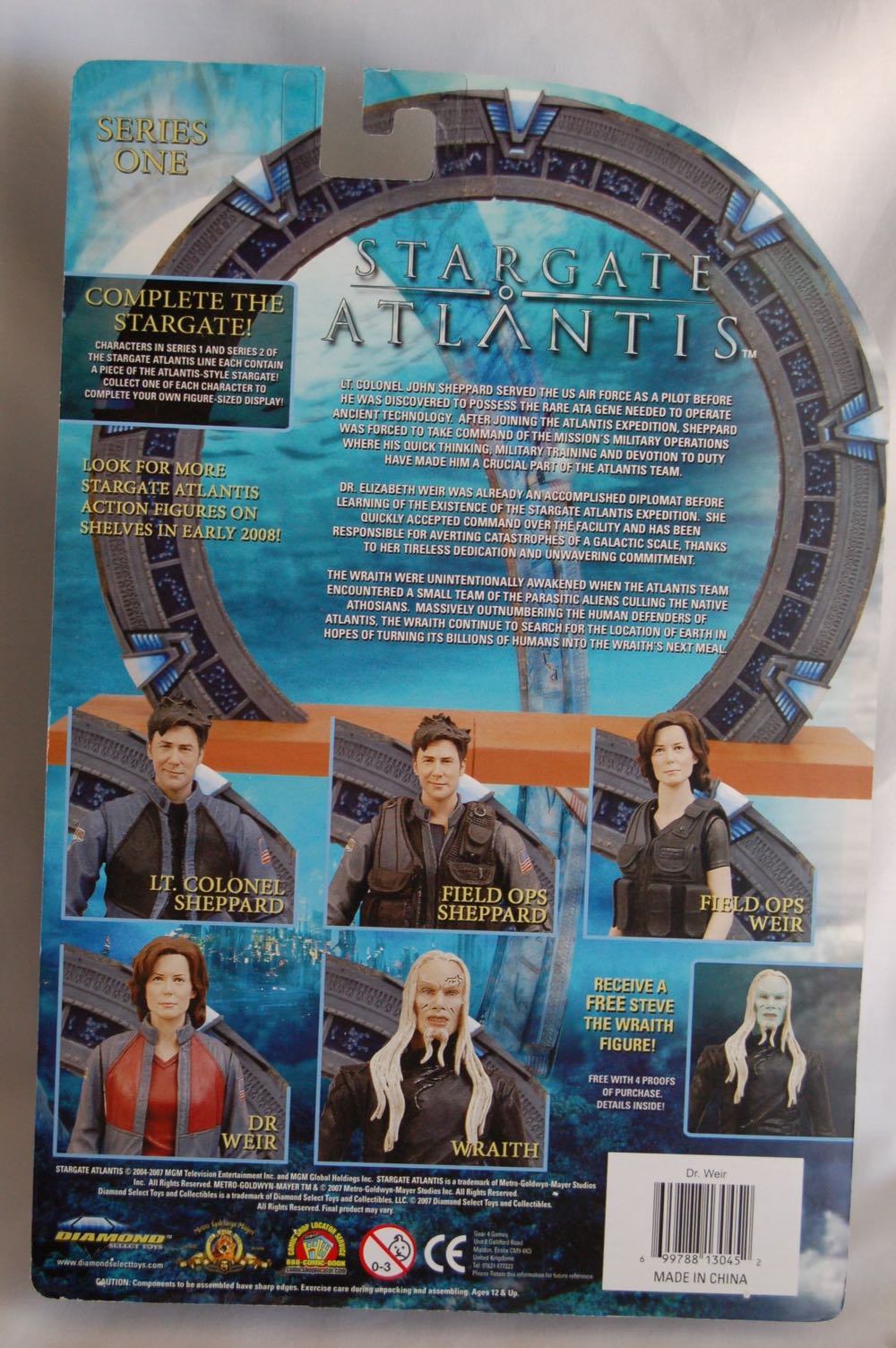 Doctor Weir - Stargate Atlantis - Diamond Select Toys & Collectibles (Stargate Atlantis) action figure collectible [Barcode 699788130452] - Main Image 2