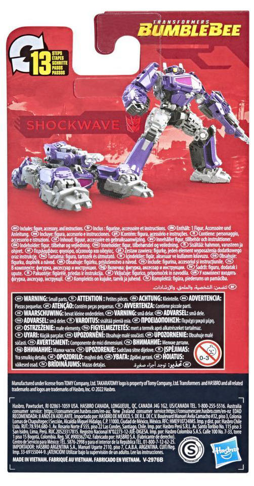 Bumblebee Transformers Studio Series Core Class Shockwave - Hasbro (Transformers Studio Series) action figure collectible [Barcode 5010993934287] - Main Image 4