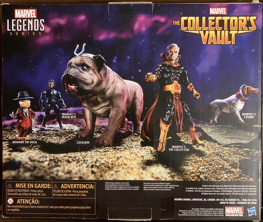 The Collector’s Vault Figure Set - Collector, Cosmo, Howard The Duck And Lockjaw - Hasbro (Marvel Legends) action figure collectible [Barcode 4589974722478] - Main Image 2