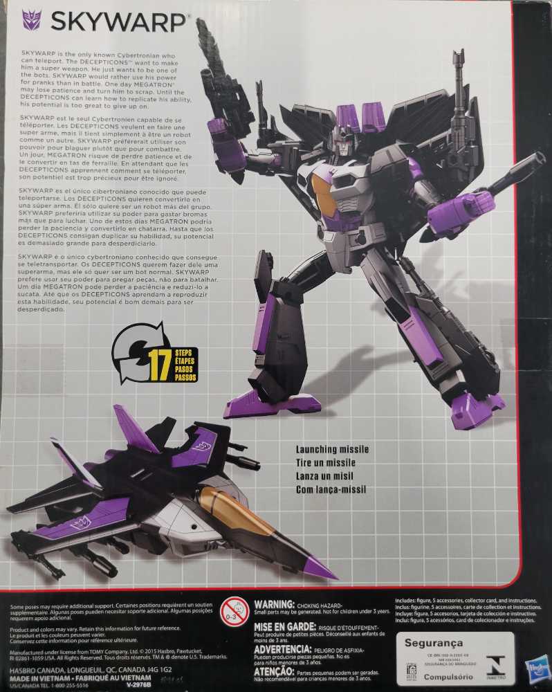 Skywarp - Hasbro (Combiner Wars) action figure collectible - Main Image 4
