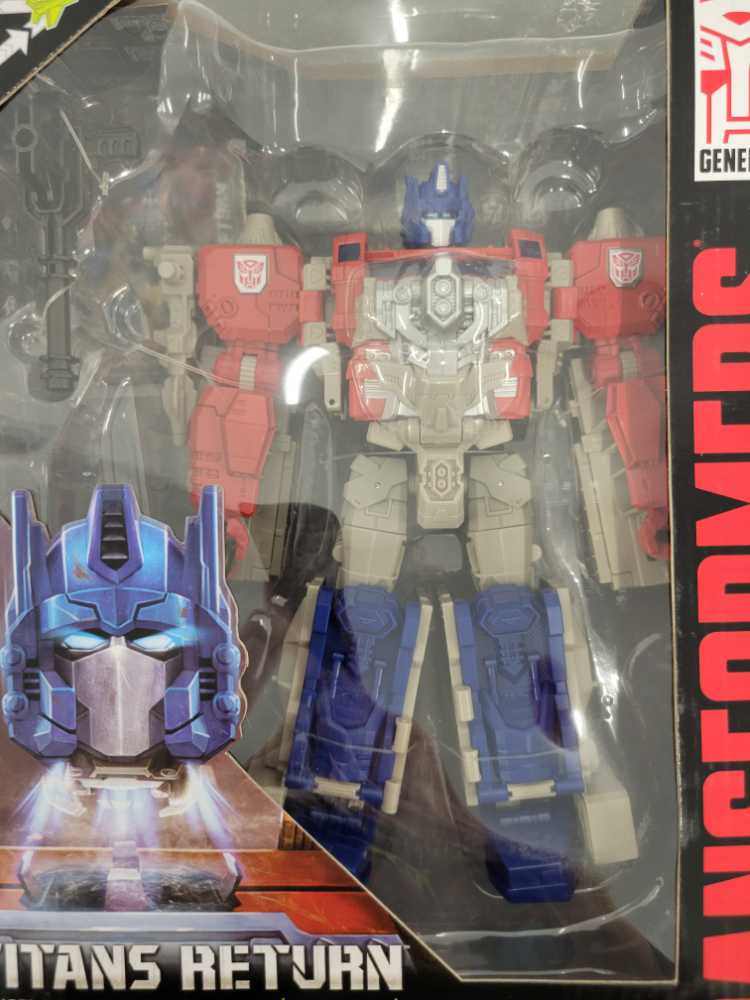 Optimus Prime Powermaster With Apex - Hasbro (Titans Return) action figure collectible - Main Image 2