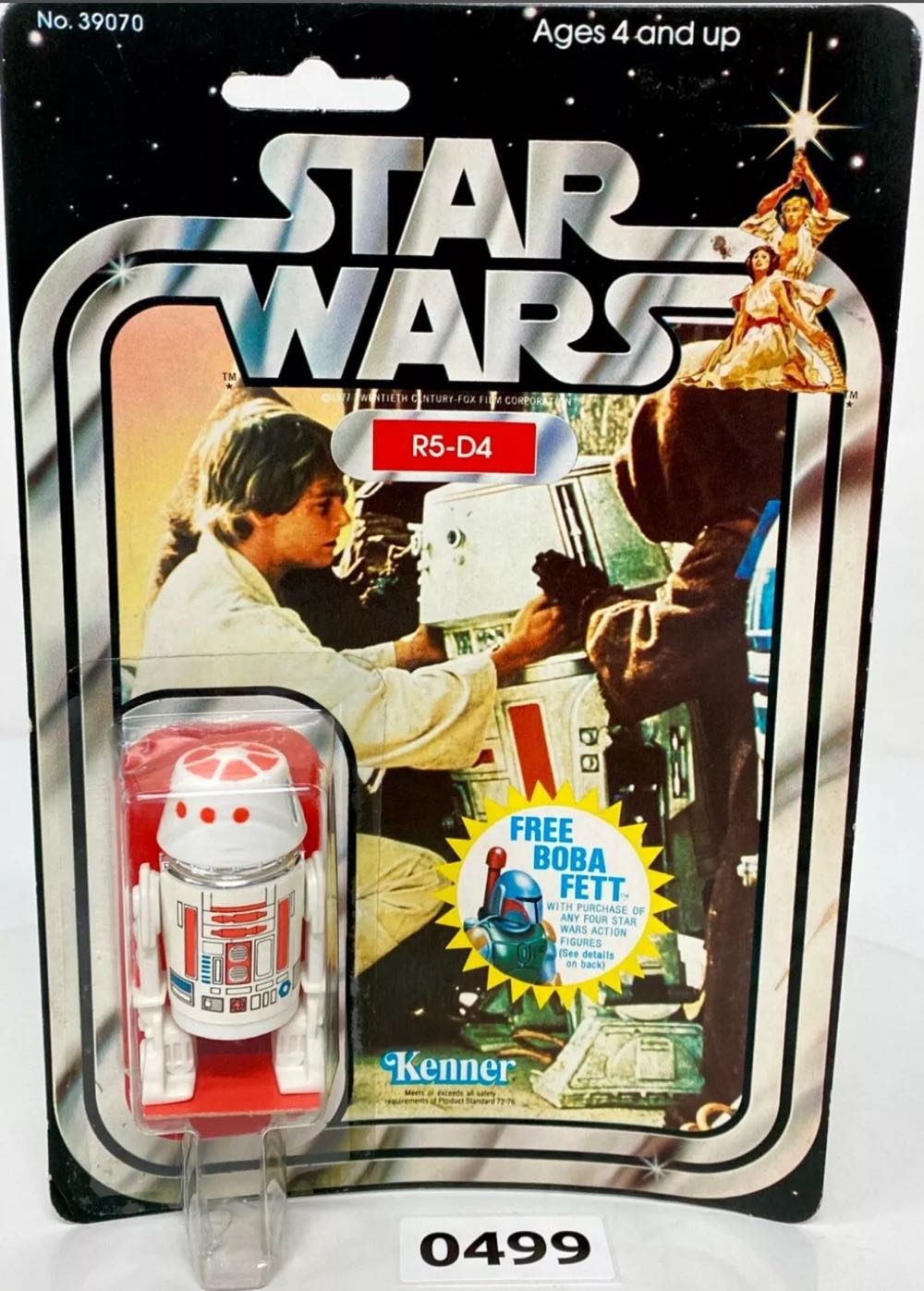 Star Wars ANH: R5D4 - Kenner (A New Hope) action figure collectible - Main Image 3