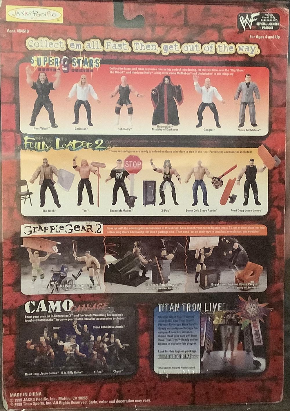 Wwf Summer Slam 99 Superstars 9 Christian By Jakks  action figure collectible [Barcode 039897846132] - Main Image 2