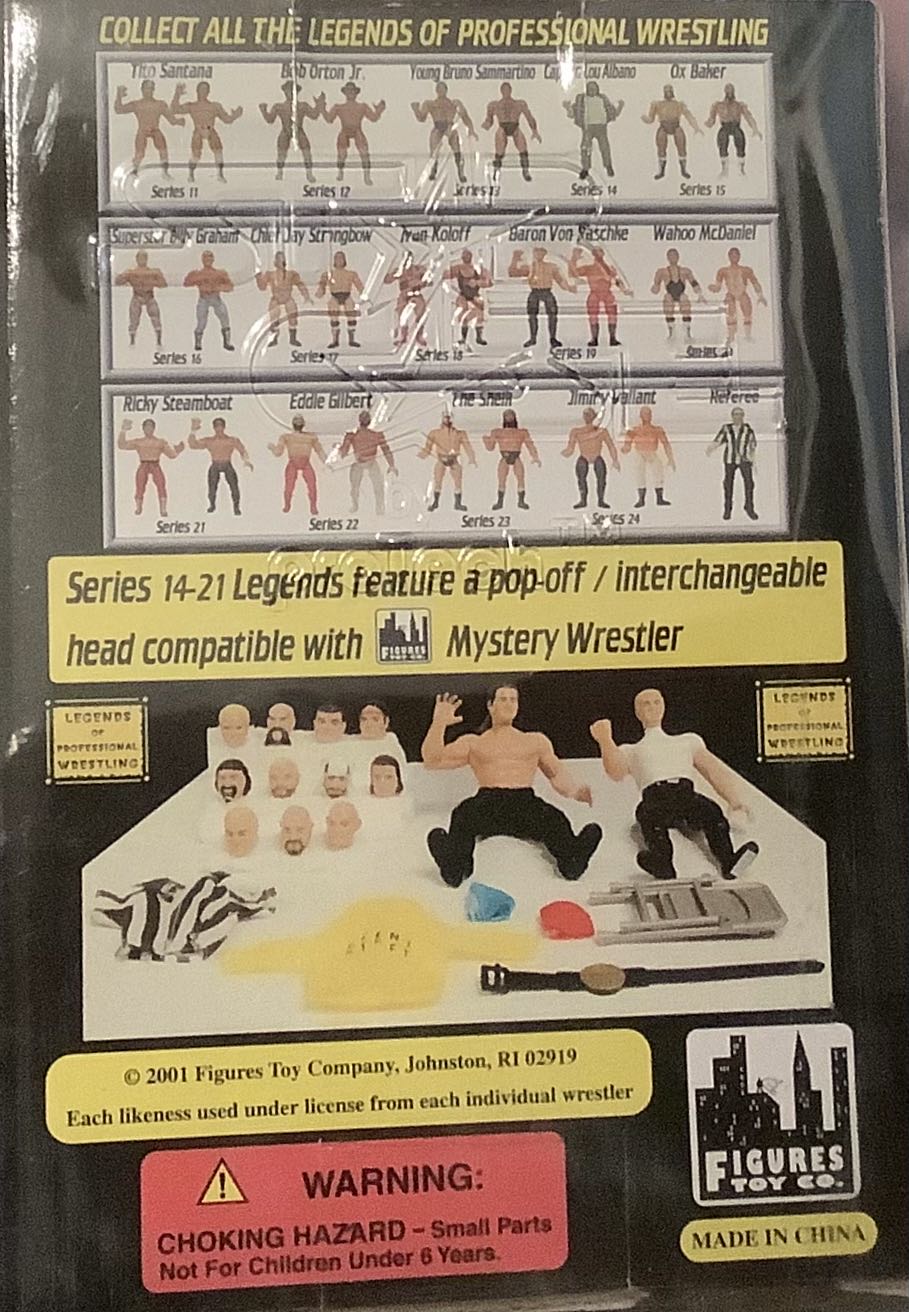 Legends Of Professional Wrestling ”Superstar Billy Graham” - Figures Toy Company (Wrestleling) action figure collectible [Barcode 002000000004] - Main Image 2