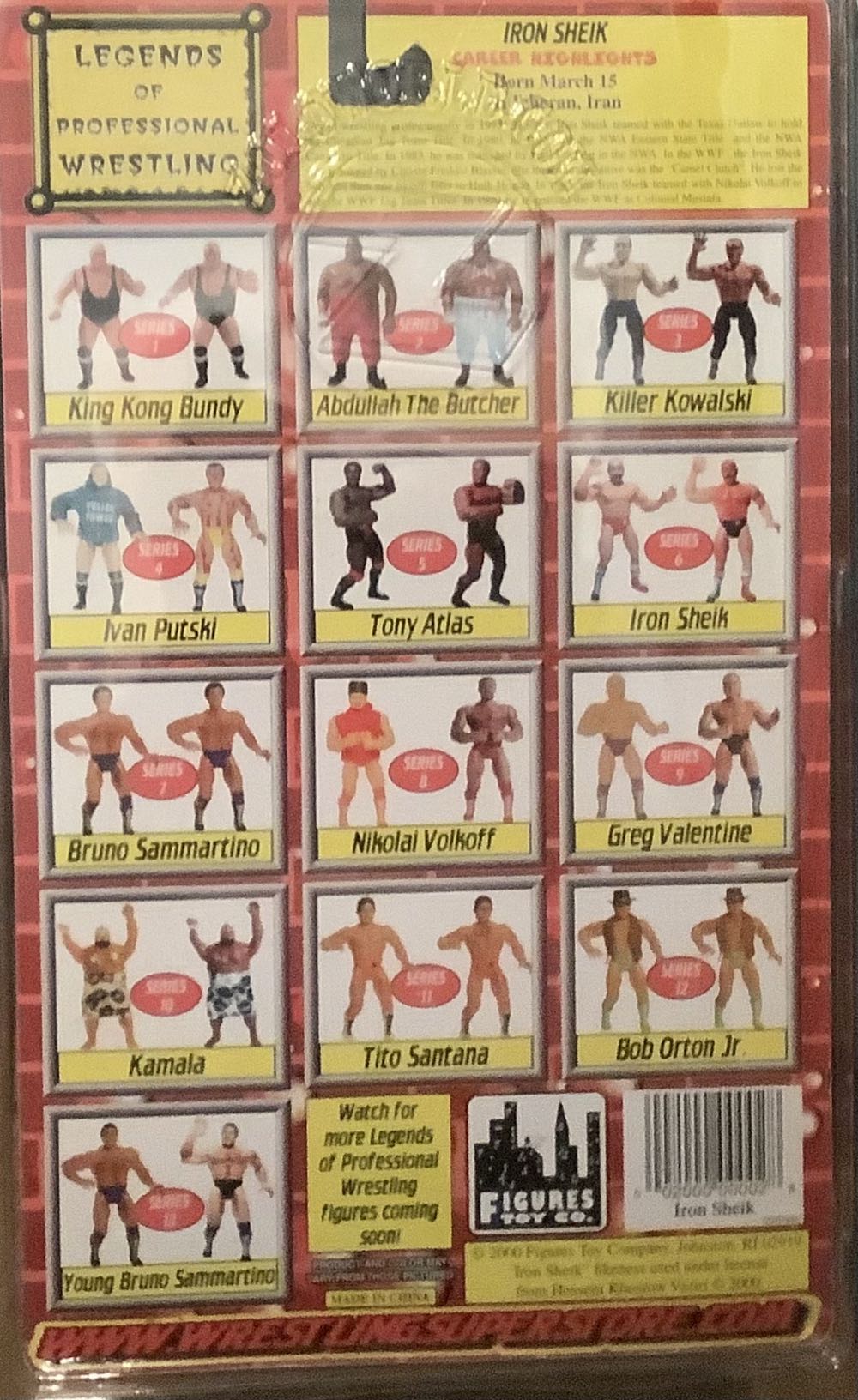 Legends Of Professional Wrestling  action figure collectible [Barcode 002000000028] - Main Image 2