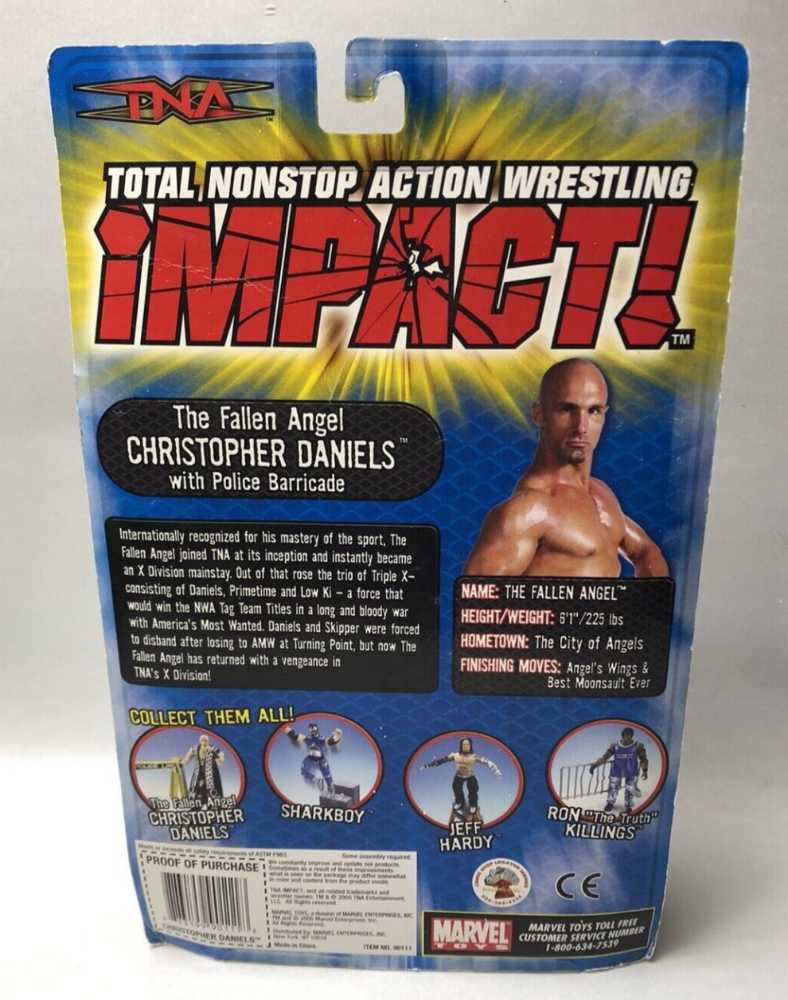 TNA Impact Wrestling Christopher Daniels Wrestling Figure Aew Fallen Angel  action figure collectible [Barcode 883199901118] - Main Image 2