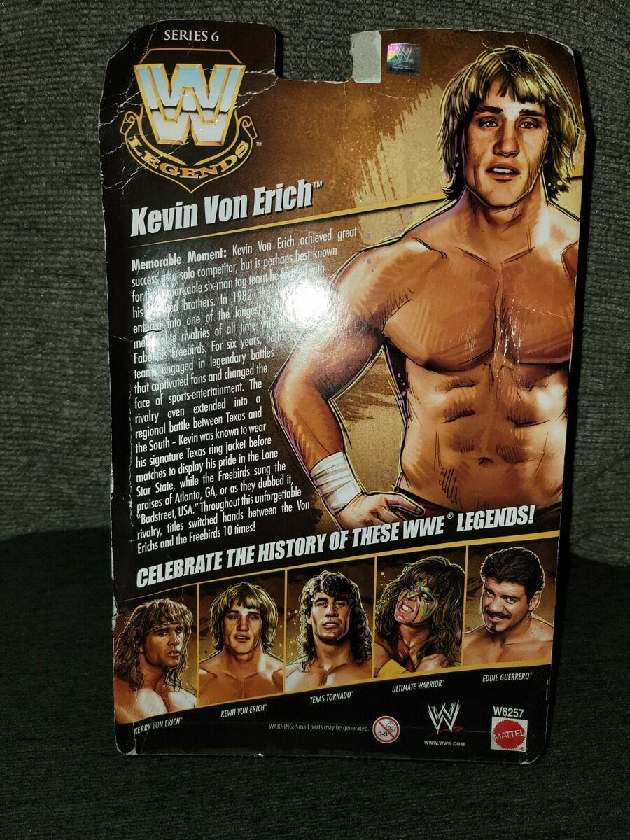 Kevin Von Erich - Mattel (WWE Legends Series 6) action figure collectible [Barcode 746775064884] - Main Image 2