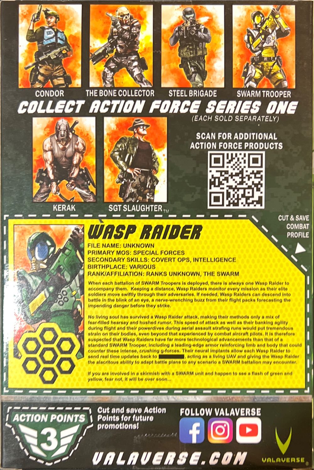 Wasp Raider - Valverse (Action Force Figure) action figure collectible [Barcode 618952266919] - Main Image 2