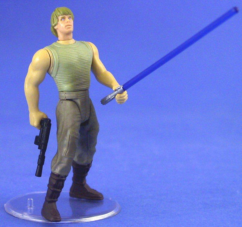 Figure Collector 3-Pack Lando Calrissian, Luke Skywalker (Dagobah Fatigues) & TIE Fighter Pilot - Hasbro (Star Wars - Power Of The Force) action figure collectible [Barcode 076281698526] - Main Image 3