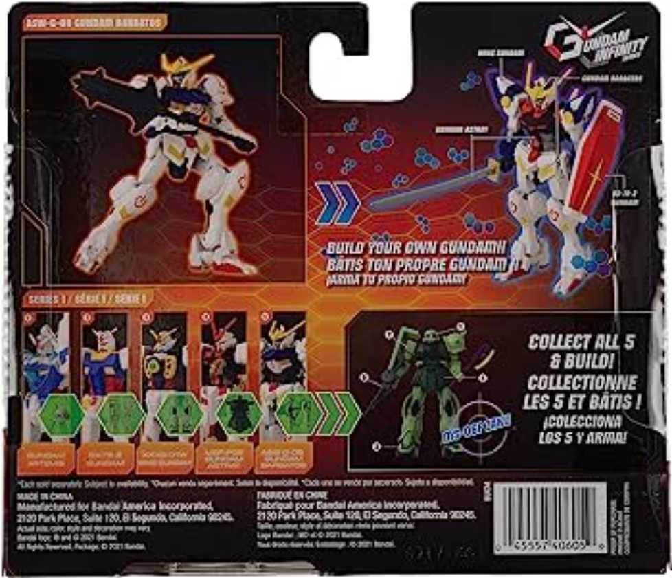 ASW-G-08 Gundam Barbatos - Ban Dai (Mobile Suit Gundam Iron-Blooded Orphans) action figure collectible [Barcode 045557406059] - Main Image 2