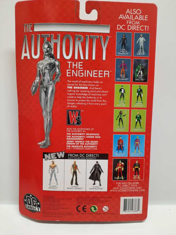 Fully Poseable Dc Direct The Authority The Engineer 6” Fully  (DC Direct: 6”) action figure collectible [Barcode 761941233680] - Main Image 2