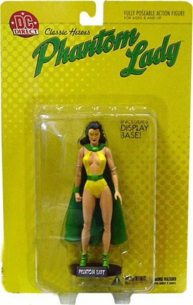 Dc Direct Classic Heroes Phantom Lady Action Figure  action figure collectible [Barcode 761941233338] - Main Image 1