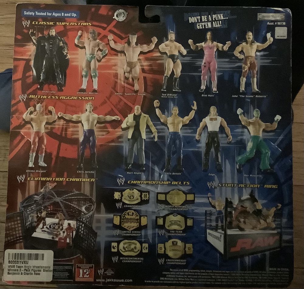 WWE WrestleMania 19 TEAM ANGLE - Jakks Pacific action figure collectible - Main Image 2