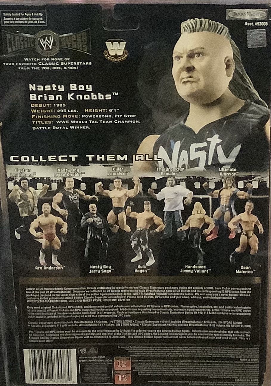 WWE Classic Super Stars  action figure collectible [Barcode 039897930084] - Main Image 2