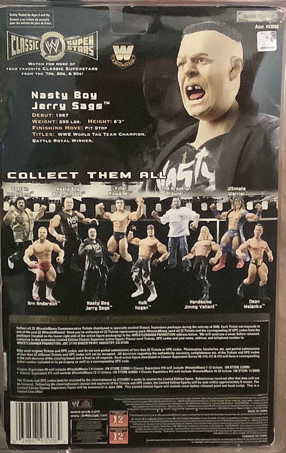 WWE Classic Super Stars  action figure collectible [Barcode 039897930084] - Main Image 4