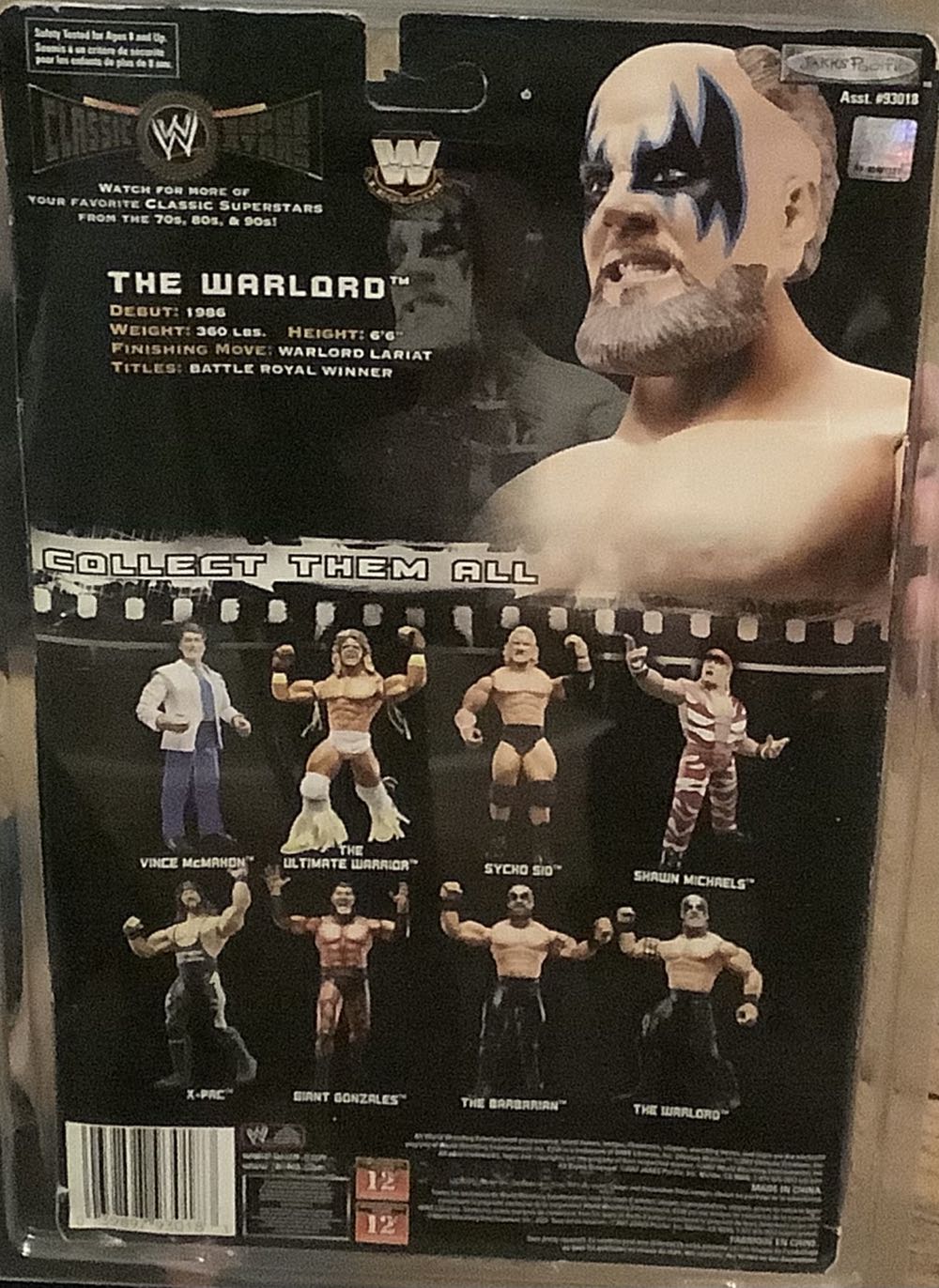The Barbarian  - Jakks Pacific (Classic Superstars) action figure collectible [Barcode 039897930183] - Main Image 2