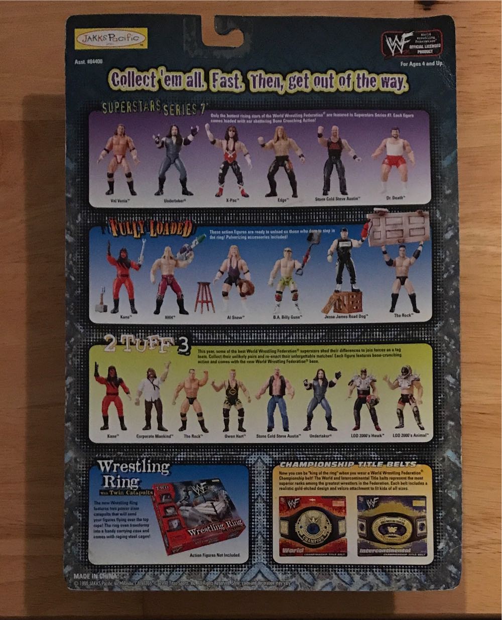 WWF “Dr. Death” Steve Williams Jakks Pacific BCA Wrestlemania XV Superstars Series 7:  - WWF Jakks Pacific BCA (WWF Superstars Series 7) action figure collectible [Barcode 039897844060] - Main Image 2