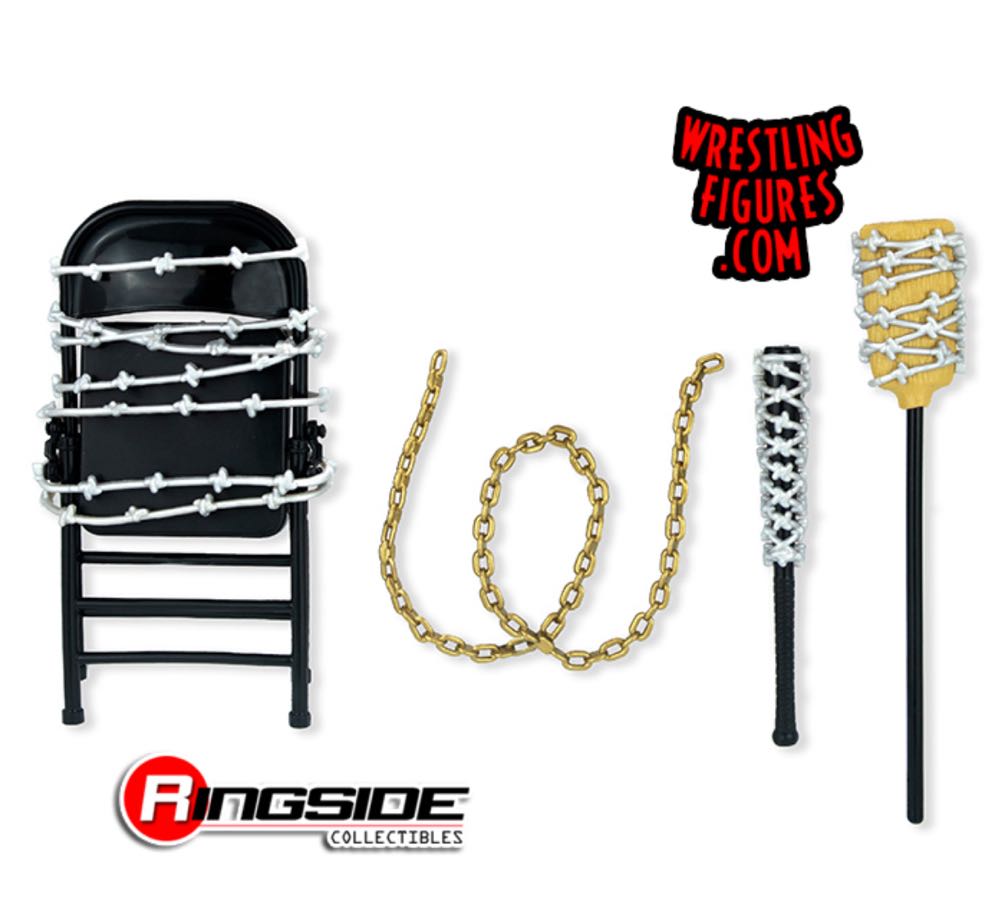 Accessories - AEW Action Pack - Jazwares (AEW Jazwares Unrivaled Collection Ringside Collectibles Exclusive Barbed Wire Accessory Action Pack) action figure collectible [Barcode 191726390183] - Main Image 3