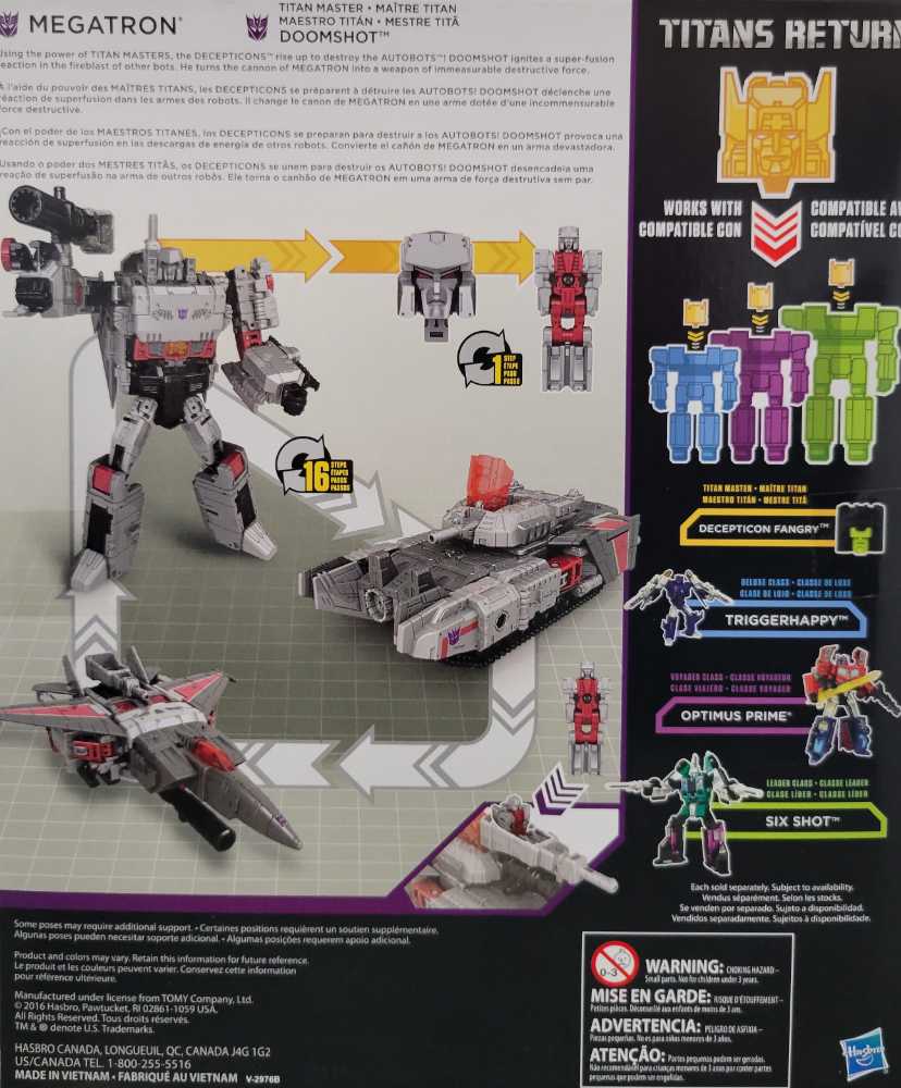 Megatron and Doomshot Boxed - Hasbro (Titans Return) action figure collectible - Main Image 4