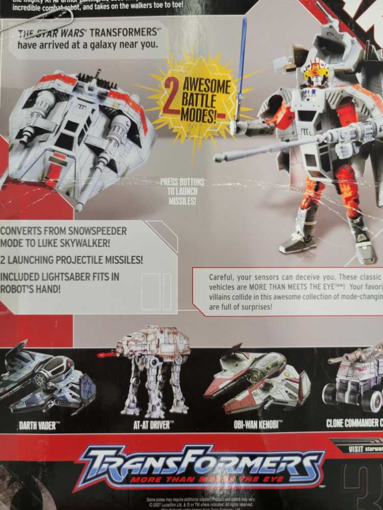 Luke Skywalker Snowspeeder With Luke Skywalker Mini Figure Carded - Hasbro (Star Wars Crossover) action figure collectible - Main Image 4