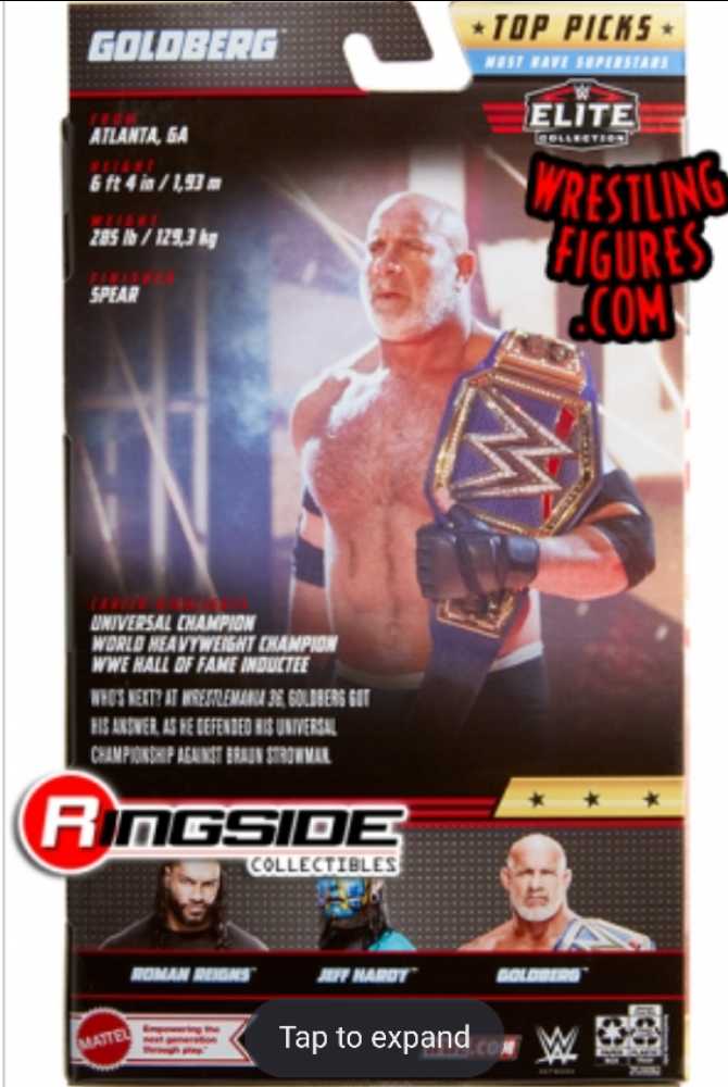 Goldberg - Mattel (WWE Elite Collection) action figure collectible [Barcode 194735022267] - Main Image 2