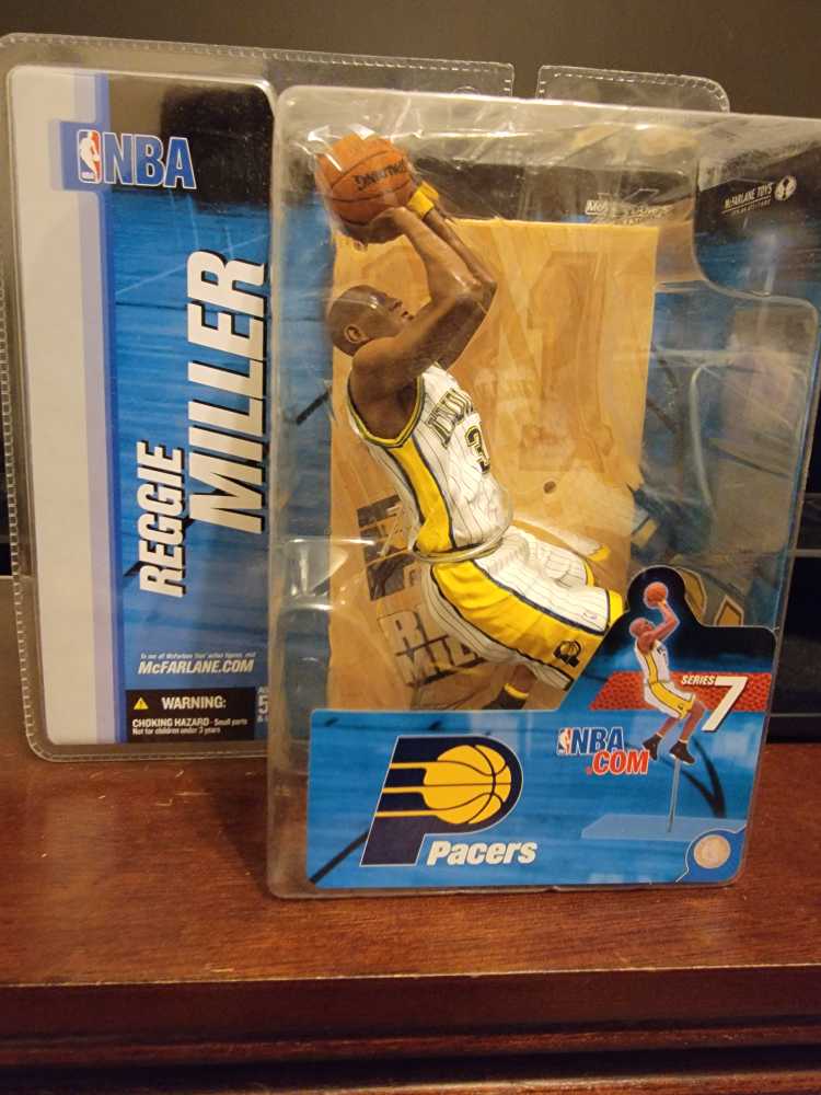 Mcfarlane Nba Series 7 Reggie Miller Indiana Pacers  action figure collectible [Barcode 787926705256] - Main Image 2